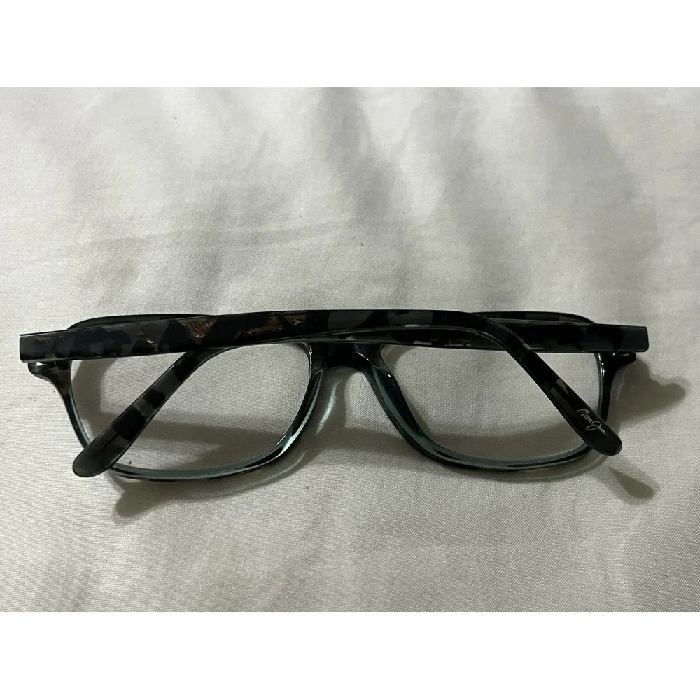 Maui Jim MJO 2112-06PF‎ Green Brown Square Eyeglasses Frames 54-17 135 Italy